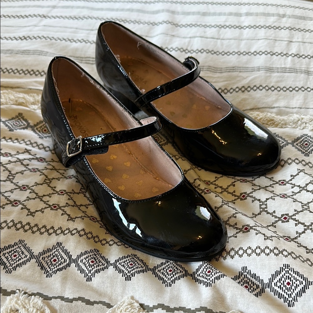 Black Patent Leather Mary Jane Shoes